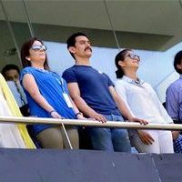 Aamir Khan At India Vs Sri Lanka World Cup Final